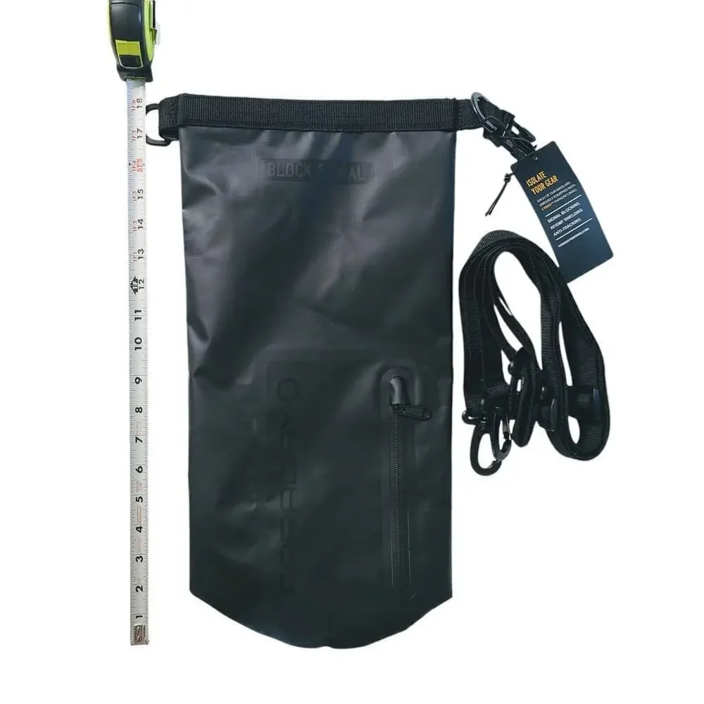 Waterproof Faraday Dry Bag Sling Pack Fast, Easy Access for Device‎ Shielding